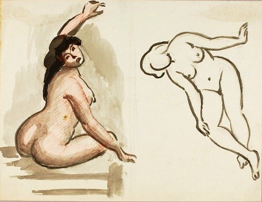 Two Female Nudes