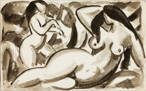 Two Female Nudes