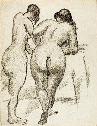 Two Standing Nudes