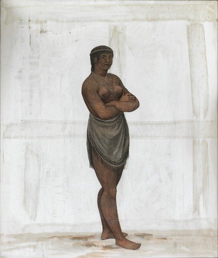 The Wyfe of an Herowan of Secotan