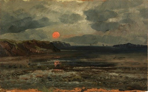 Sunrise over Fishing Waters--Maine