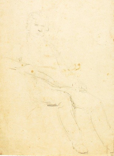 Seated Male Figure