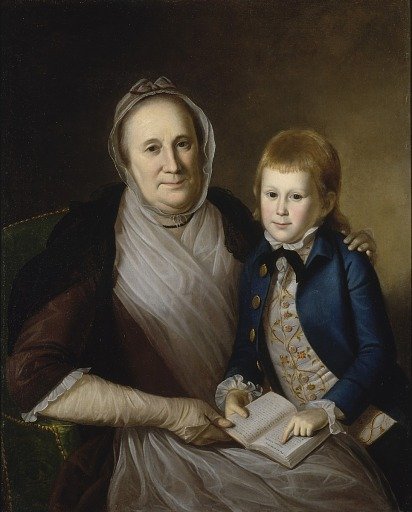 Mrs. James Smith and Grandson
