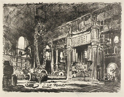 The Gun Forge (from series, Engish War Work)