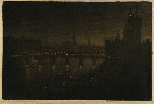 Westminster Night--From My Studio Window