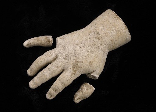 Cast of an Unidentified Baby's Right Hand