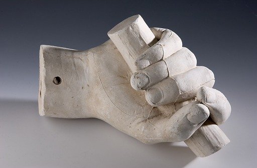 Cast of an Unidentified Right Hand Grasping a Rod