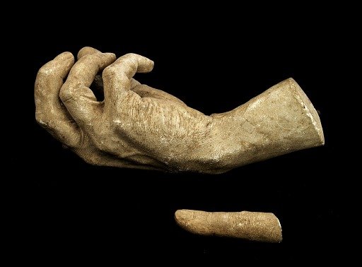 Cast of the Closed Right Hand of Hiram Powers
