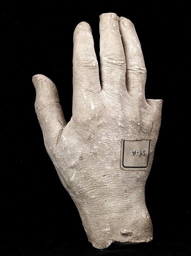 Cast of Unidentified Right Hand, Possibly Cornelius Vanderbilt's (one finger missing)