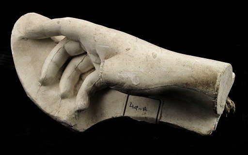 Cast of an Unidentified Woman's Right Hand Resting on its Side (thumb missing)