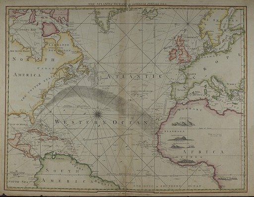 The Atlantic Ocean (map)