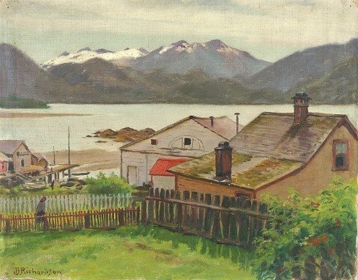 In the Old Quarter, Sitka, 1900