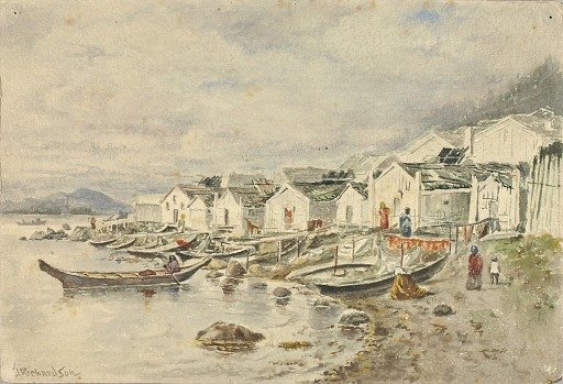 The Ranch Native Village, Sitka, 1884