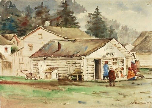 The Three Crows Market, Sitka, 1889