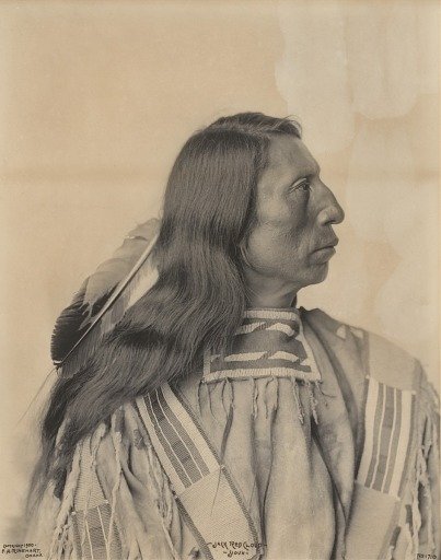 Portrait of Jack Red Cloud, a Sioux Indian