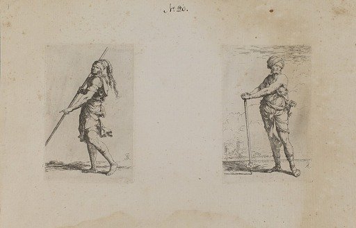 (Figurine Series) Man with Plumed Hat, Side View