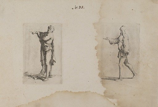 (Figurine Series) Standing Man, Pointing to Left