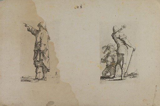 (Figurine Series) Standing Man with Long Hat, Pointing