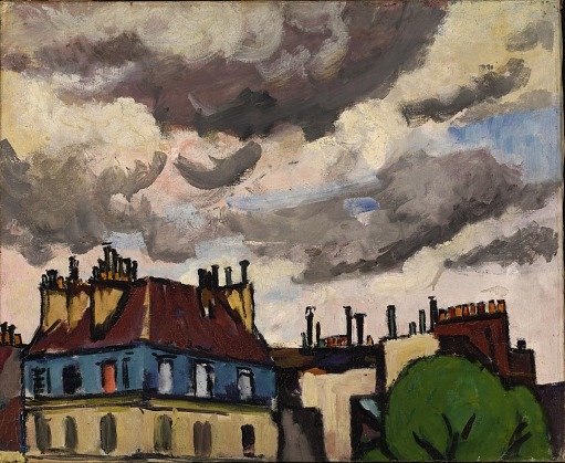 Rooftops and Clouds, Paris