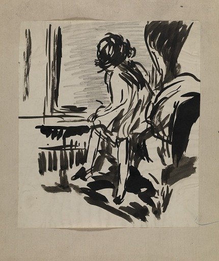 Untitled (Seated Figure)