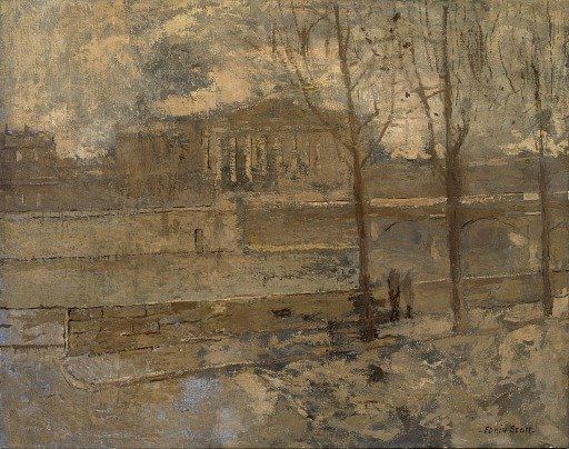 Chambre des Deputes in a Mist