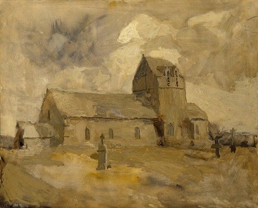 Village Church and Cemetery, Brittany