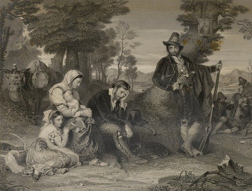 Contadina Family Prisoners with Banditti