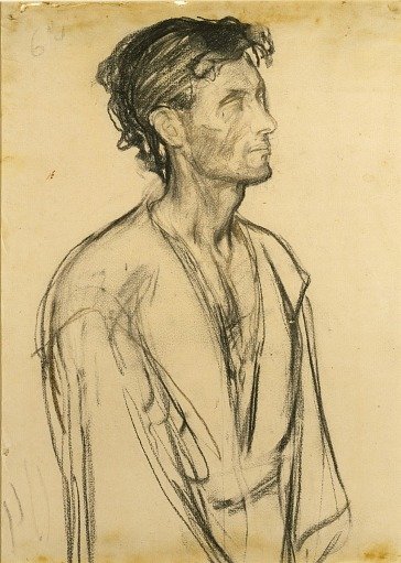 Study for Disciple Kneeling at the Tomb