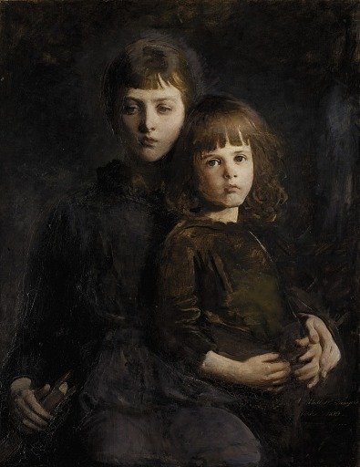 Brother and Sister (Mary and Gerald Thayer)