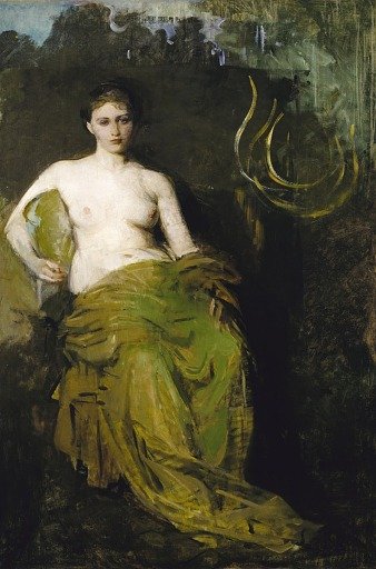 Half Draped Figure