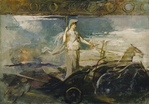 Minerva in a Chariot