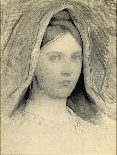 Head of Mary B. Thayer