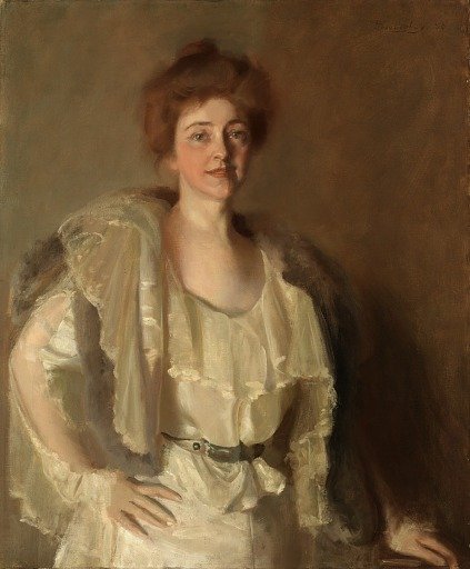 Alice Barney in Whites and Browns