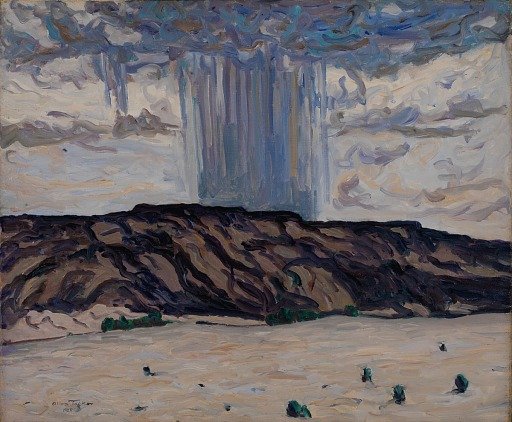 Cloudburst at Black Mesa, New Mexico