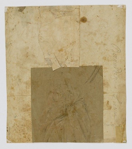 Drawing, on mount of .186