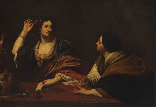 Martha Scolding Her Vain Sister Mary Magdalene