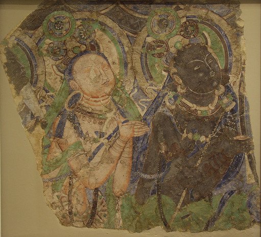 Two Adoring Bodhisattvas