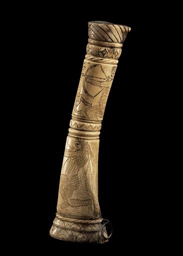 Carved Bone Torch