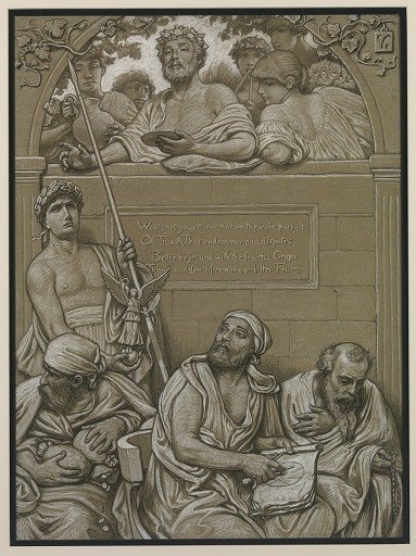 (Illustration for Rubáiyát of Omar Khayyám) Frontispiece