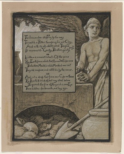 (Illustration for Rubáiyát of Omar Khayyám) The Heavenly Potter