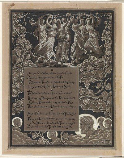 (Illustration for Rubáiyát of Omar Khayyám) Omar's Horoscope