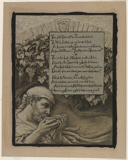 (Illustration for Rubáiyát of Omar Khayyám) The Soul of the Cup