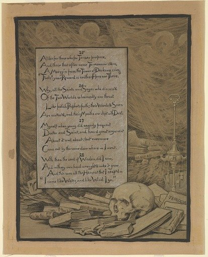 (Illustration for Rubáiyát of Omar Khayyám) Theology