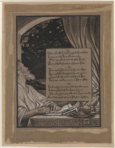 (Illustration for Rubáiyát of Omar Khayyám) Vain Questioning