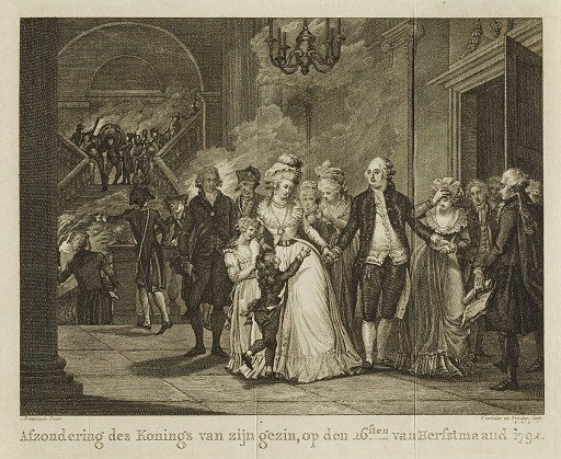 Separation of the King and His Family