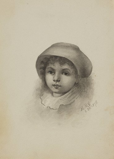 Untitled (Head of a Child with Hat)