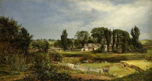 Long Island Homestead, Study from Nature