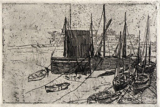 Boats at Port Erin--Isle of Man