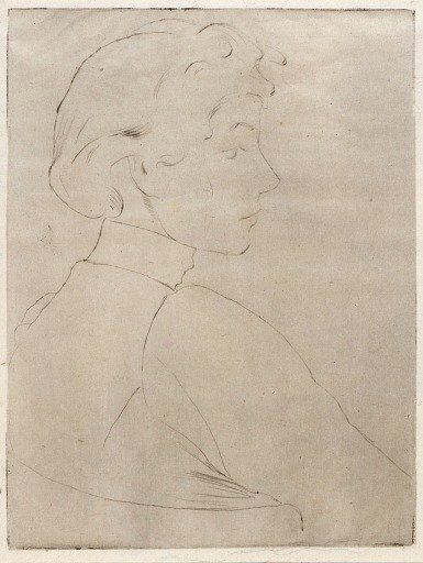 Large Head in Profile