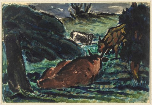 Cows Reclining